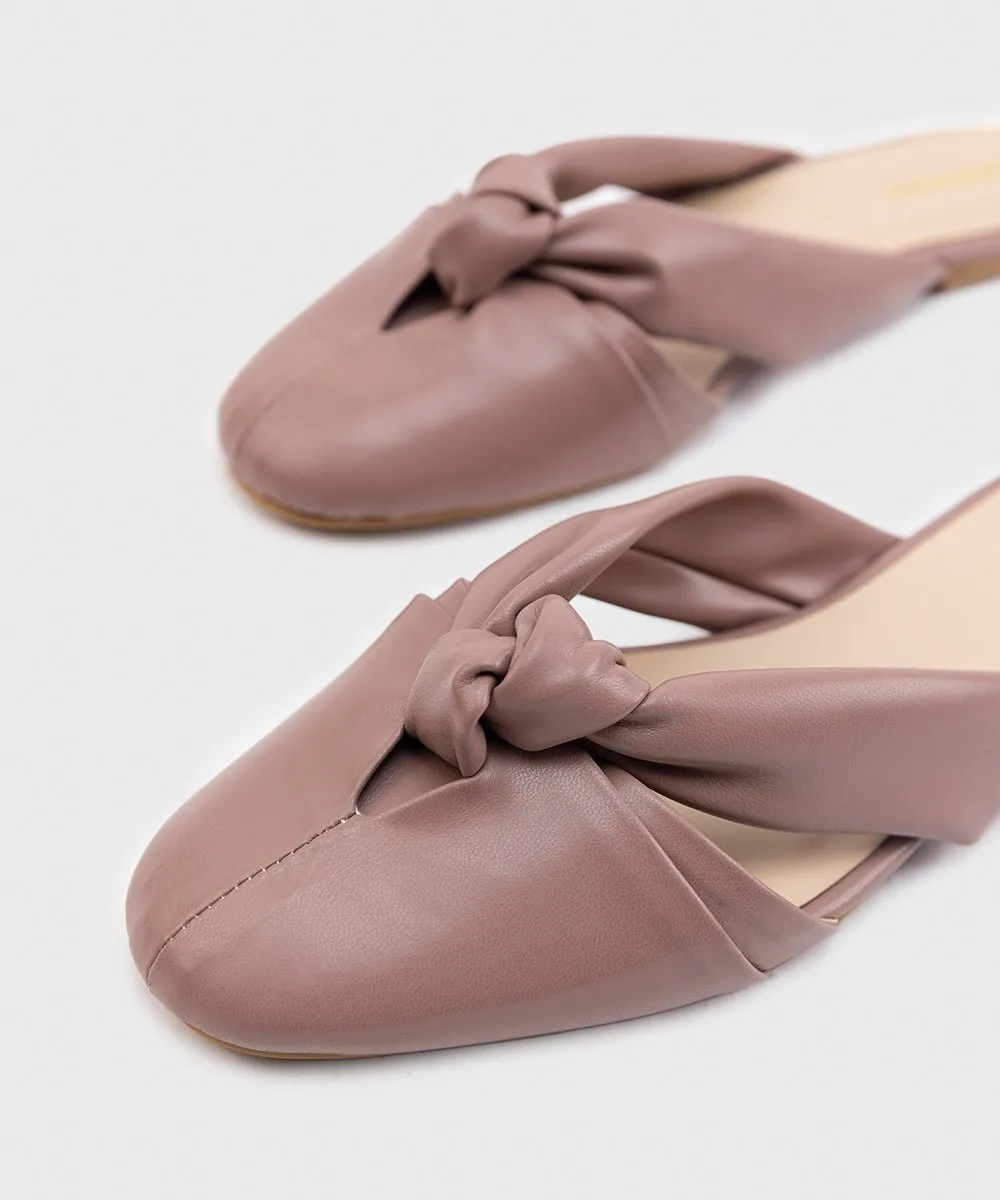 Mules with Knot Detail