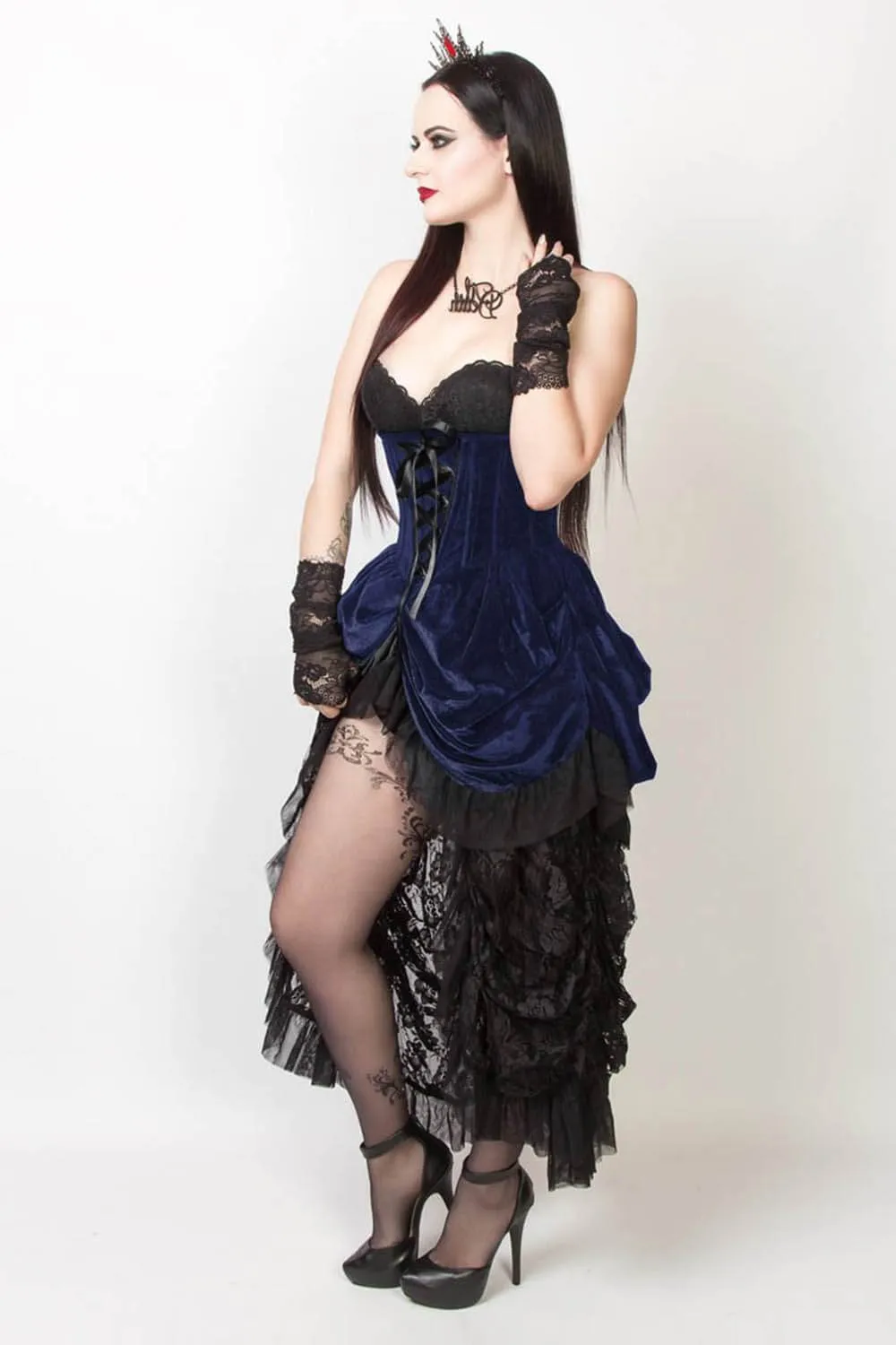Nanelia Custom Made Burlesque Underbust Corset Dress
