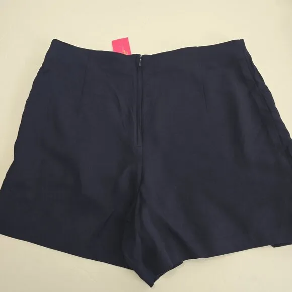 NEW - Lilly Pulitzer - 12 - Faye Skort True Navy Blue
