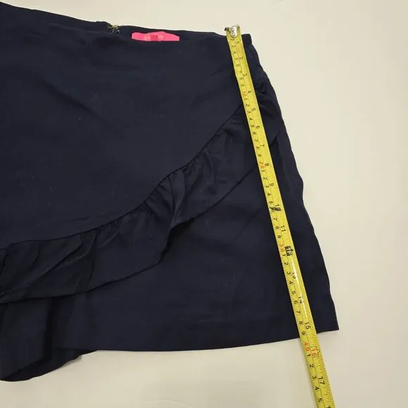 NEW - Lilly Pulitzer - 12 - Faye Skort True Navy Blue