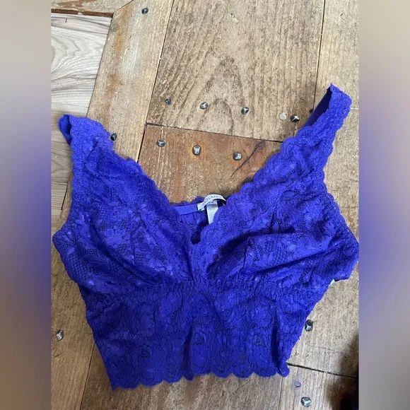 NWT Cosabella Never Say Never Plungie Bralette Violet