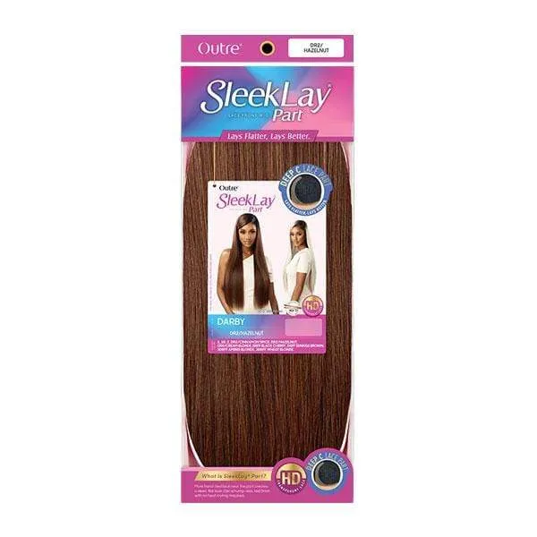 Outre Synthetic Sleeklay Part HD Lace Front Wig - DARBY