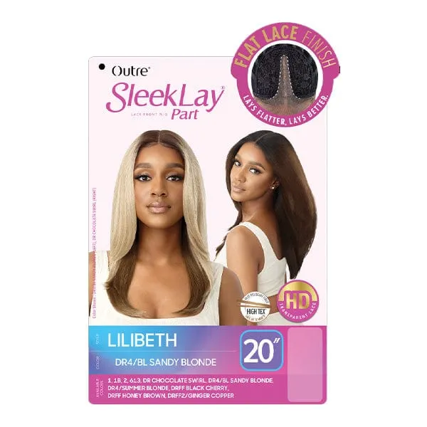 Outre Synthetic Sleeklay Part HD Lace Front Wig - LILIBETH