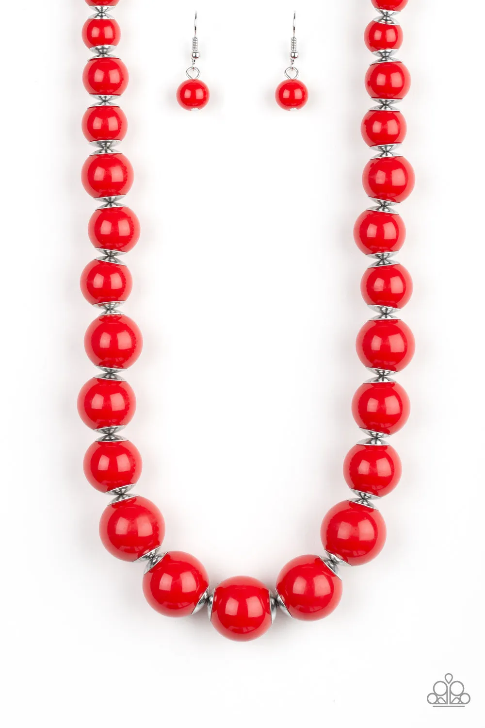 Paparazzi Everyday Eye Candy Necklace Red