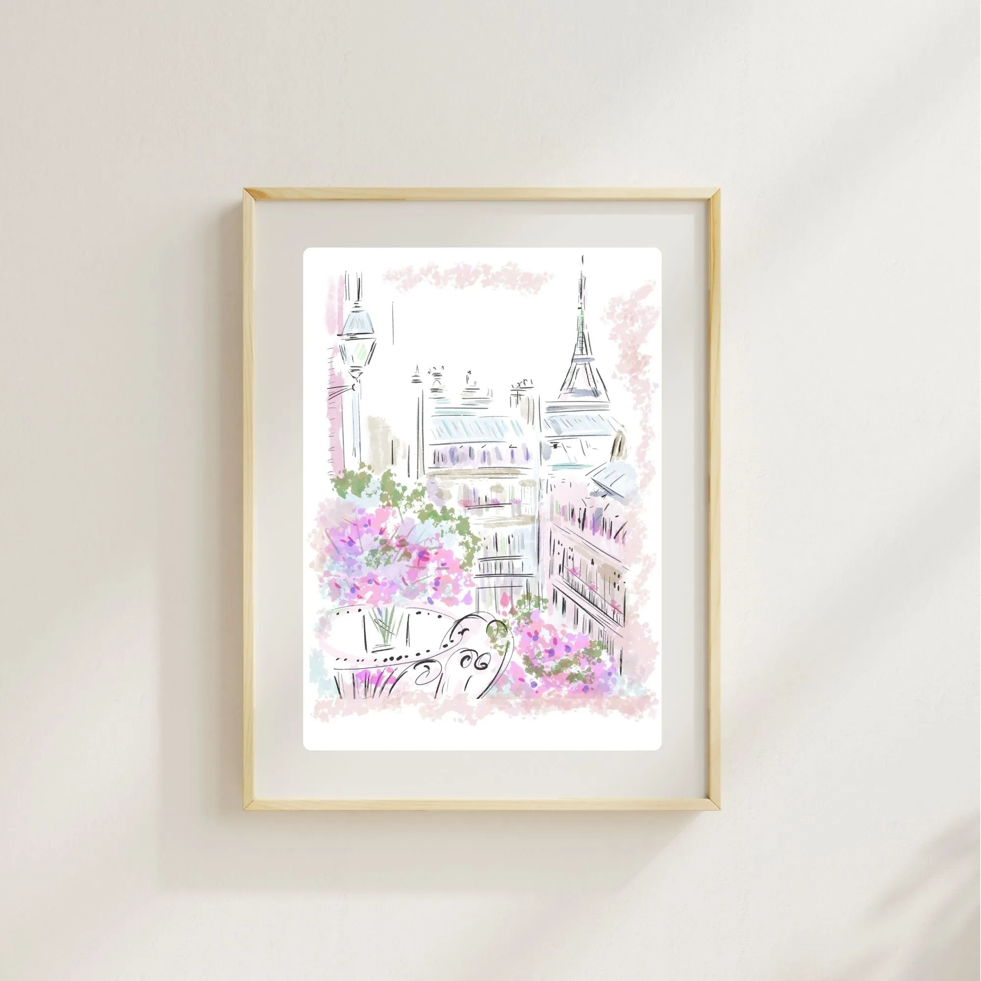 PARIS BALCONY - Art Print