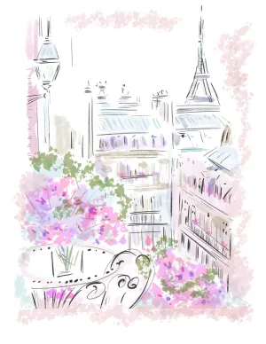 PARIS BALCONY - Art Print