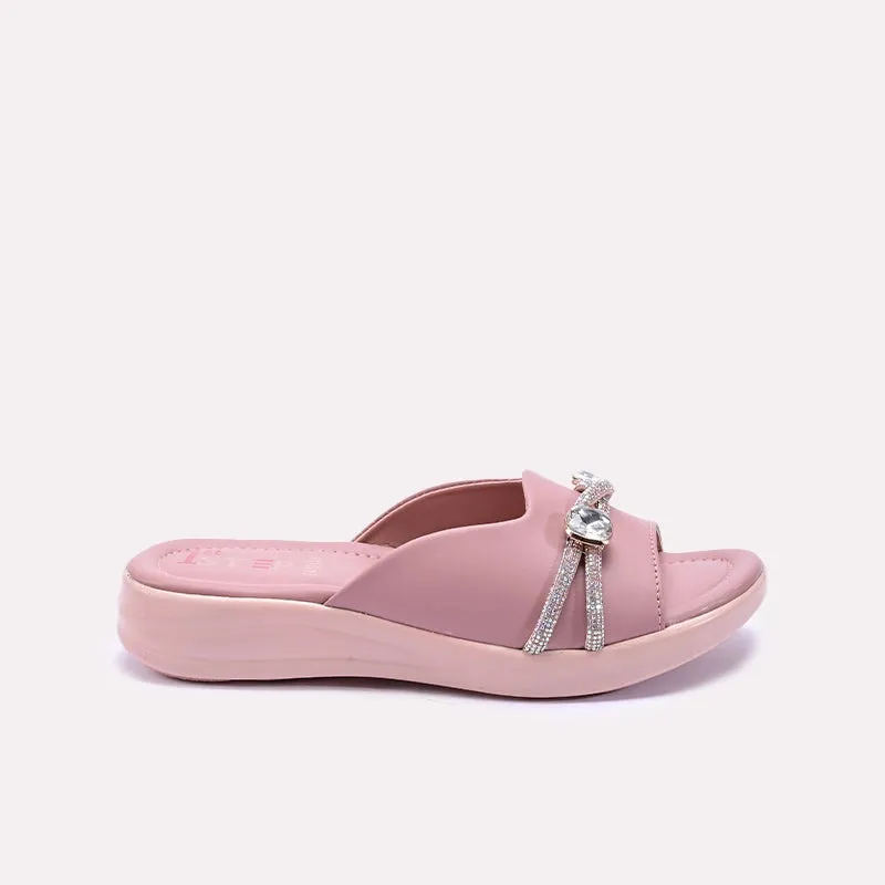 Pink Comfy Casual Slippers 0413133