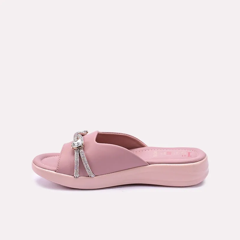 Pink Comfy Casual Slippers 0413133