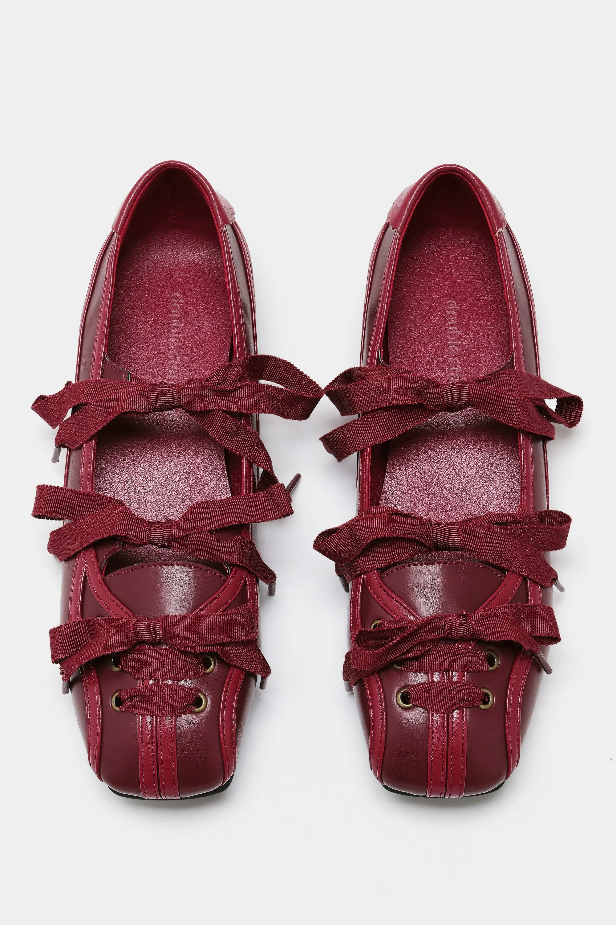 Play Ball Flats - Crimson