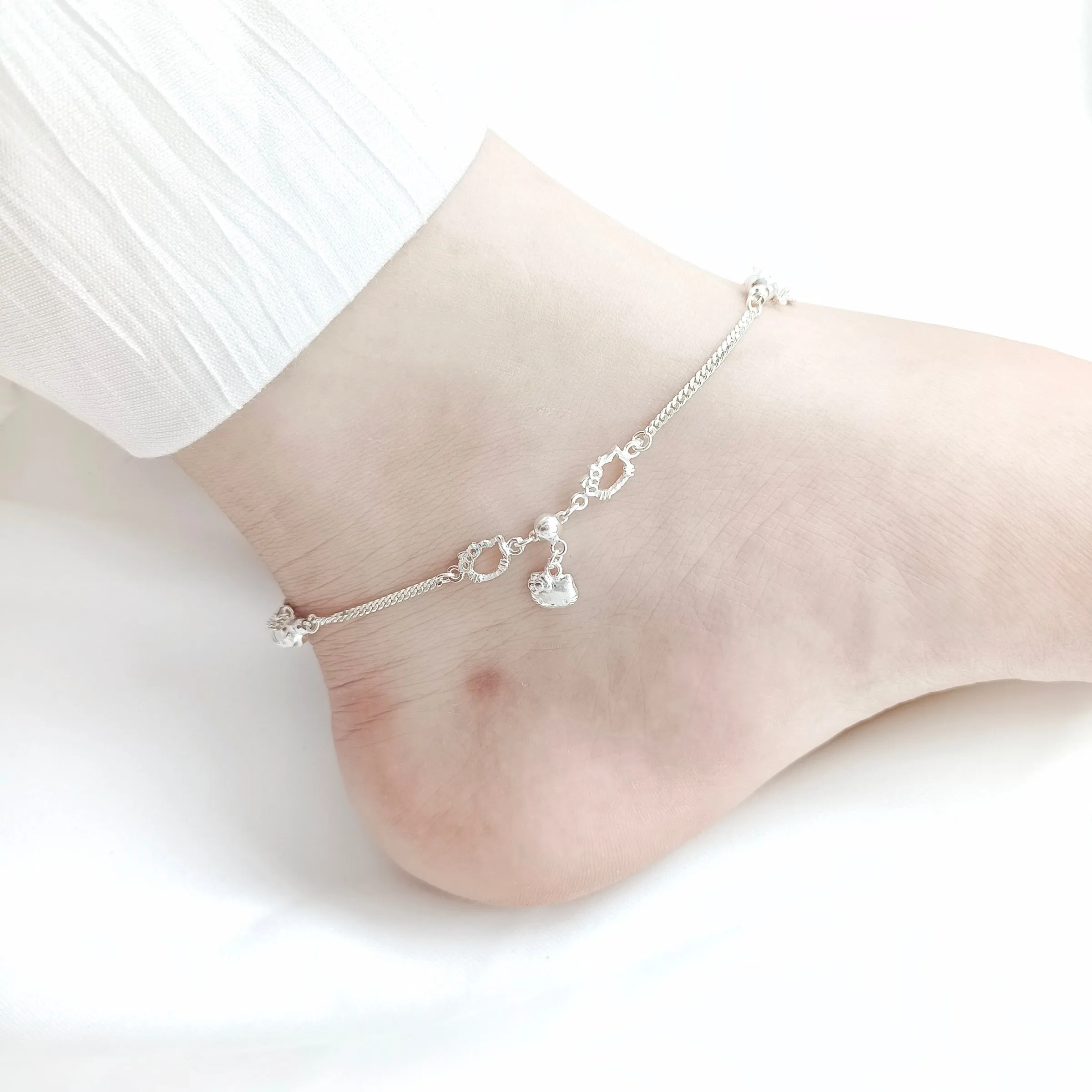 Playful Kitty Anklet