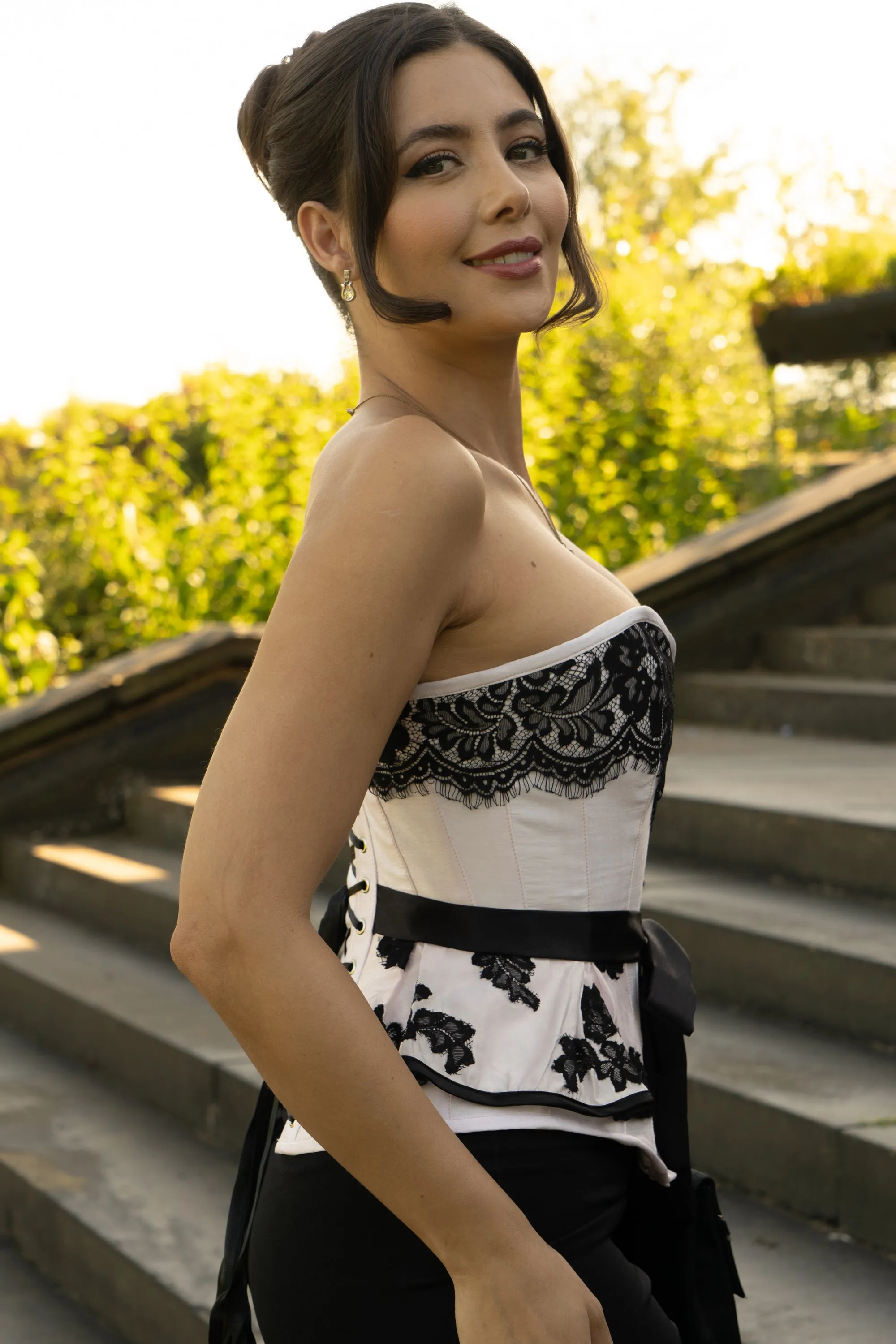 Prom Corset with Sash