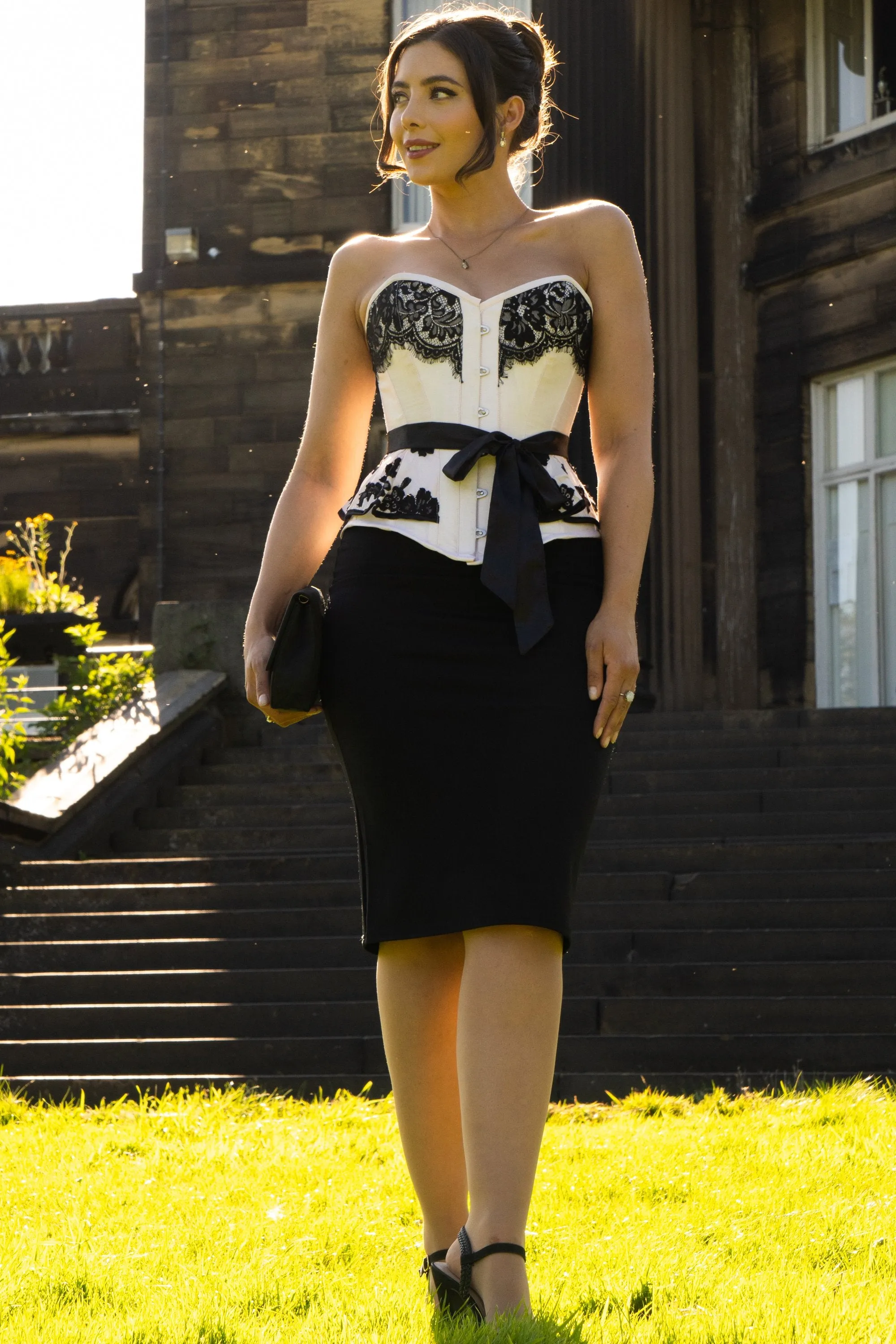 Prom Corset with Sash