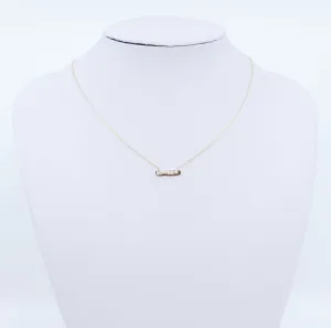 Radiance Floating Necklace and Triangle Earrings Set (Champagne)