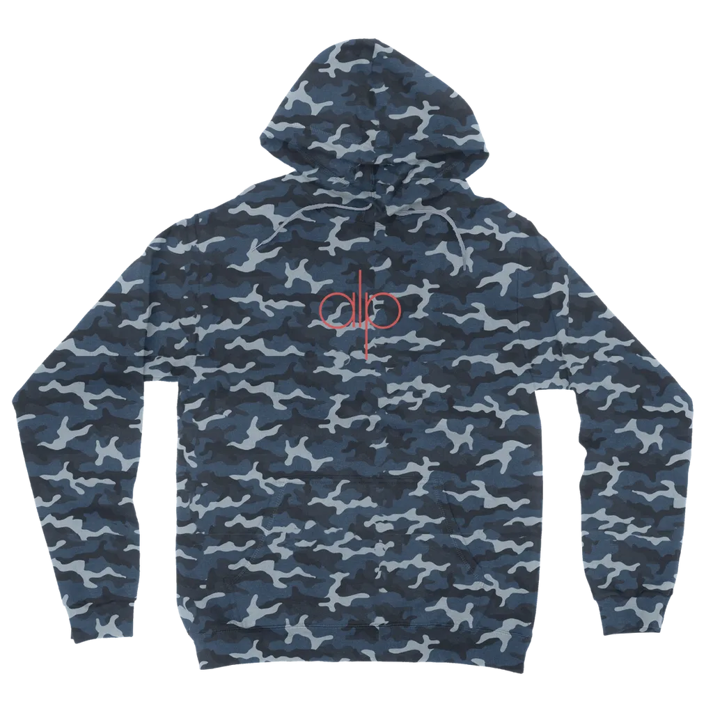 Red alp Camouflage Adult Hoodie
