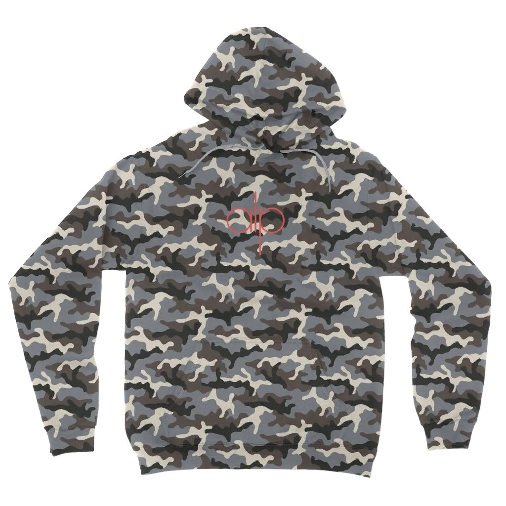 Red alp Camouflage Adult Hoodie