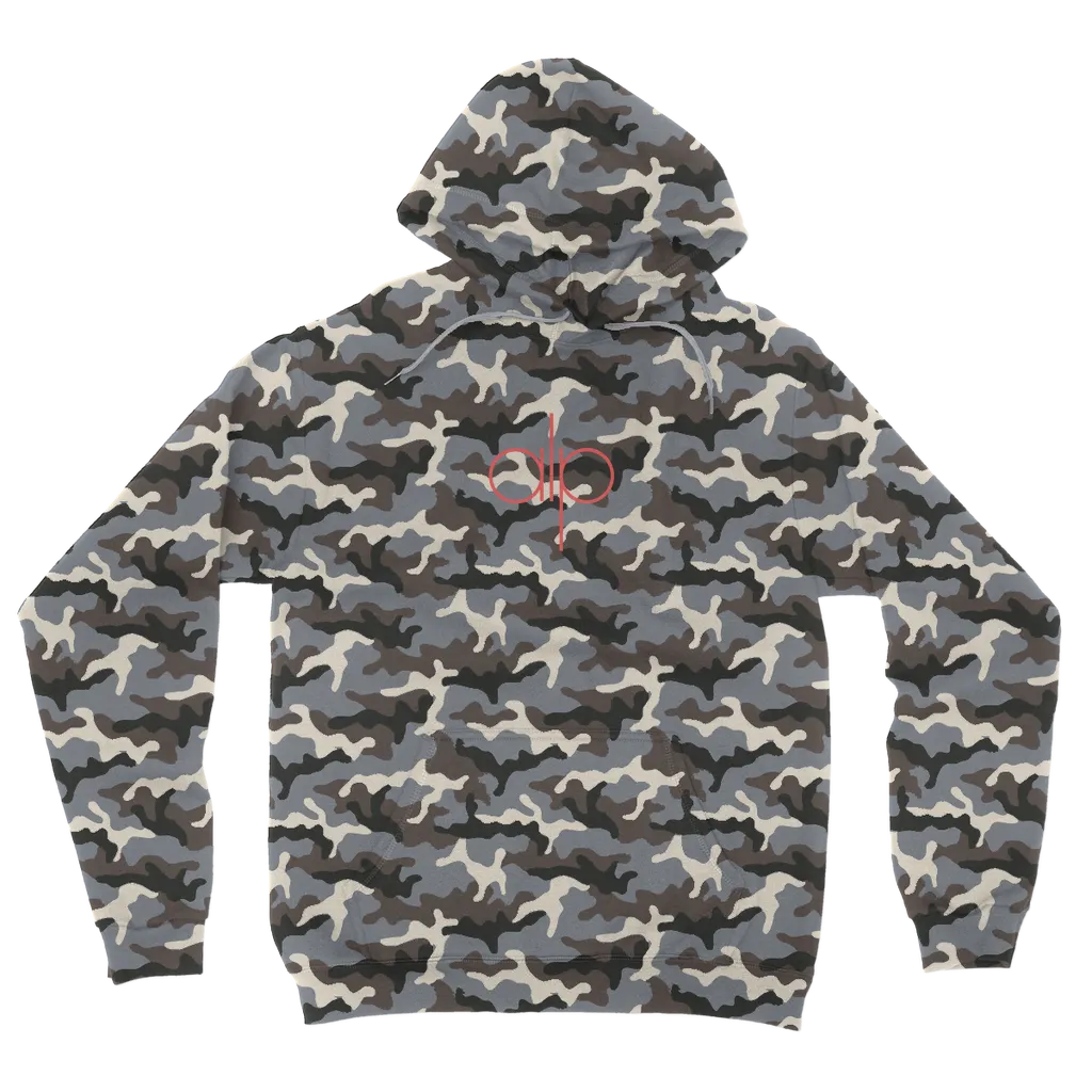 Red alp Camouflage Adult Hoodie