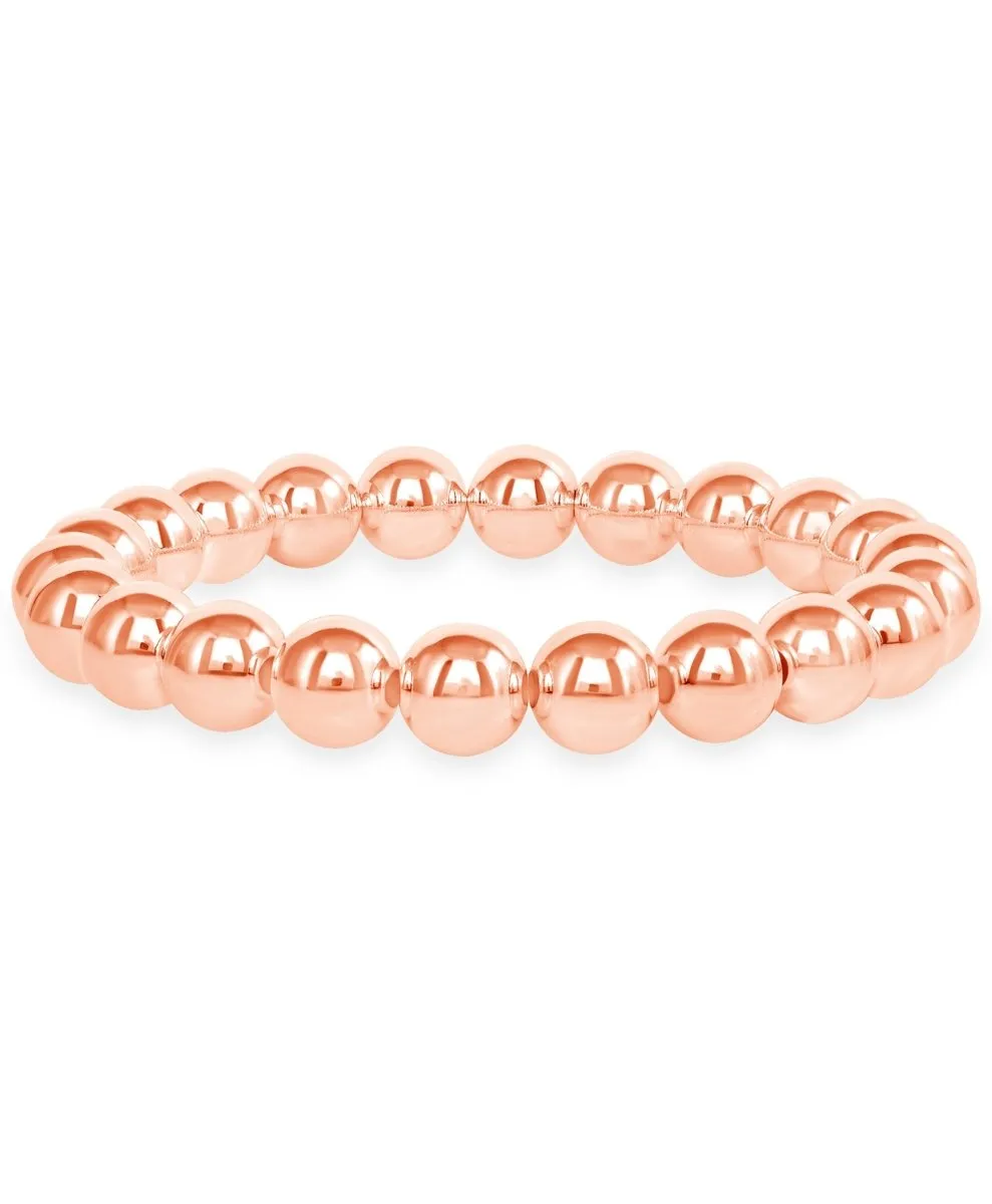 Rose Gold Everyday Stretch Bracelet - 8mm