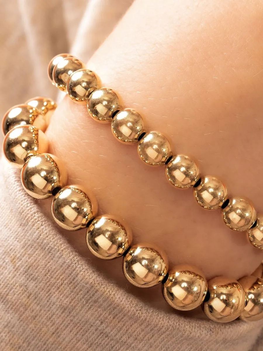 Rose Gold Everyday Stretch Bracelet - 8mm