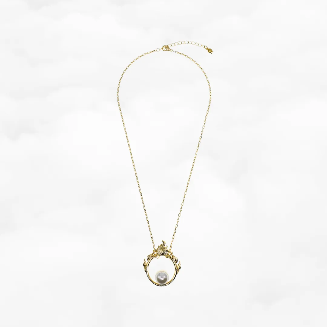 Sacred Fire Necklace Gold