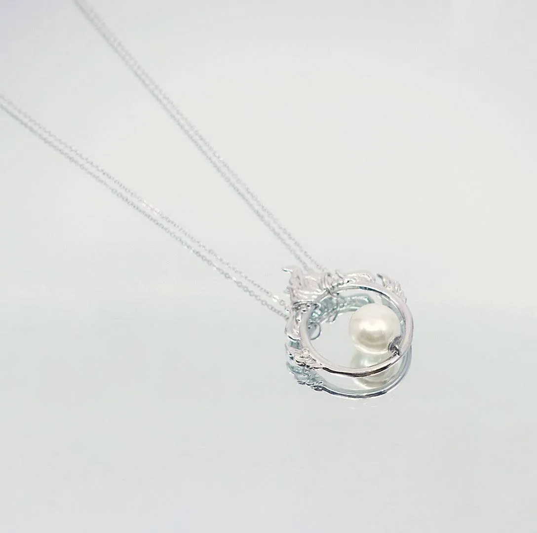 Sacred Fire Necklace Silver