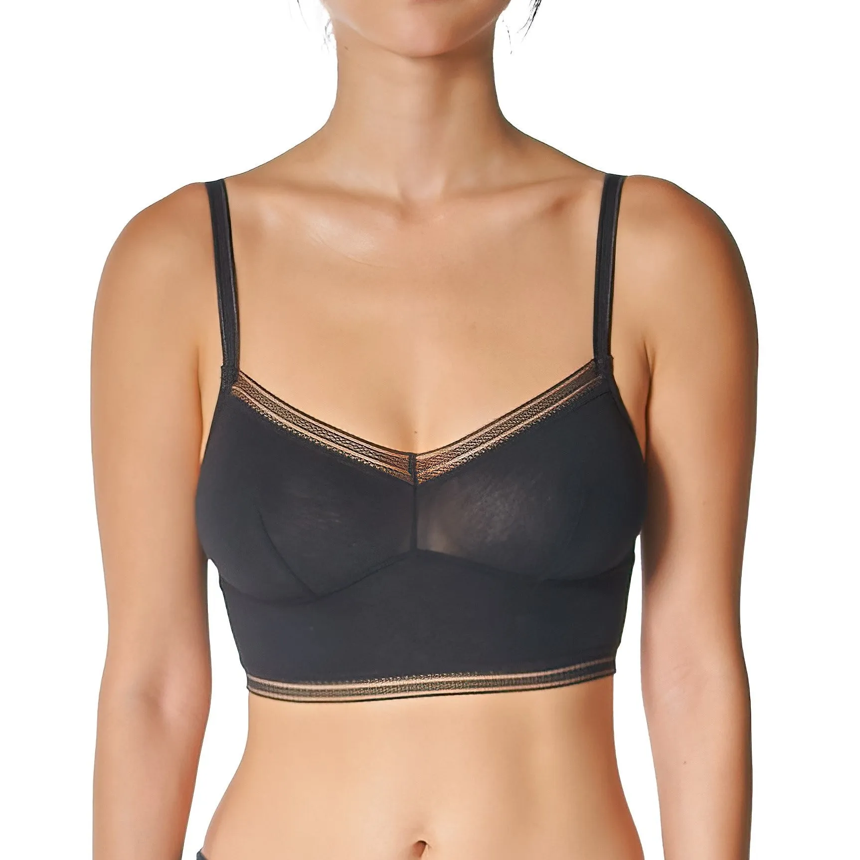 Samantha Chang Jet Set Cotton Bralette