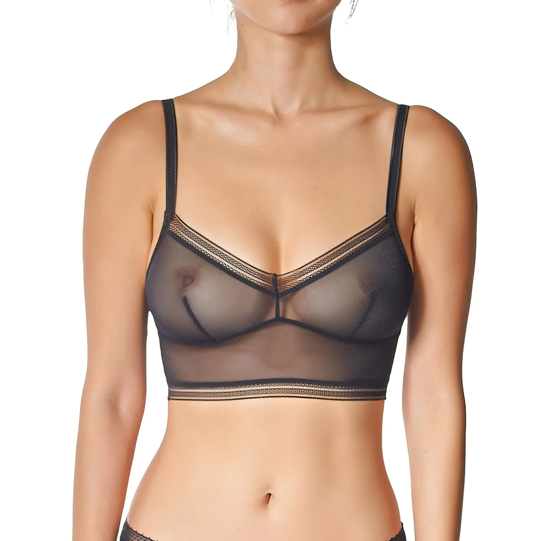 Samantha Chang Jet Set Sheer Wireless Bra