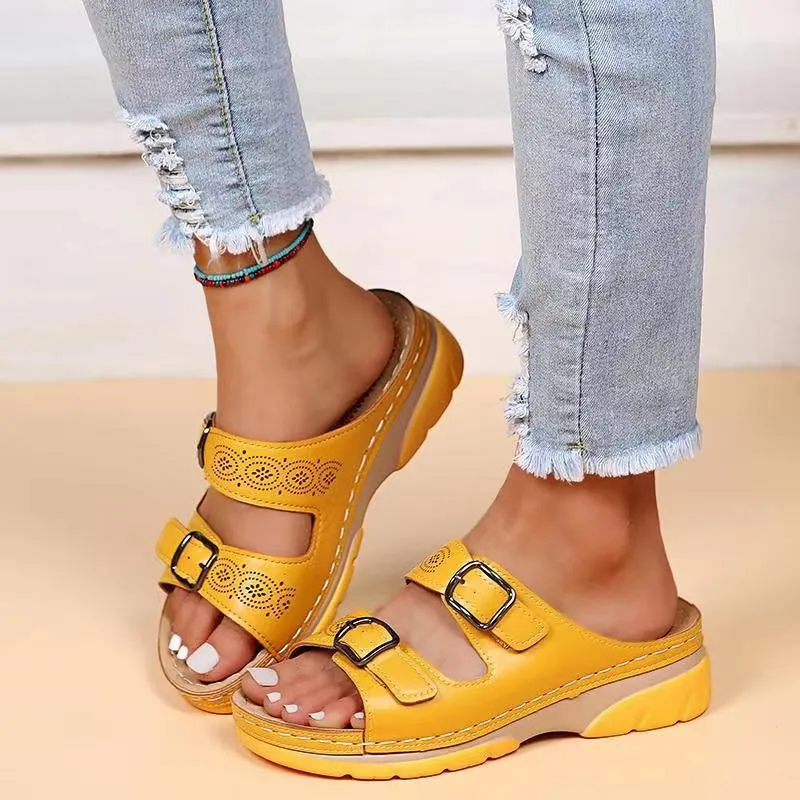 Simona | Orthopedic Leather Sandals