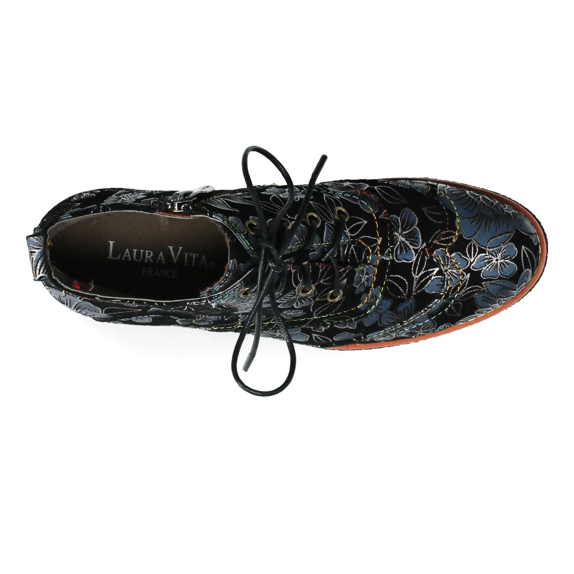 SIZE 3/36* Midnight Bloom Cocralieo 17 Blue Brogues
