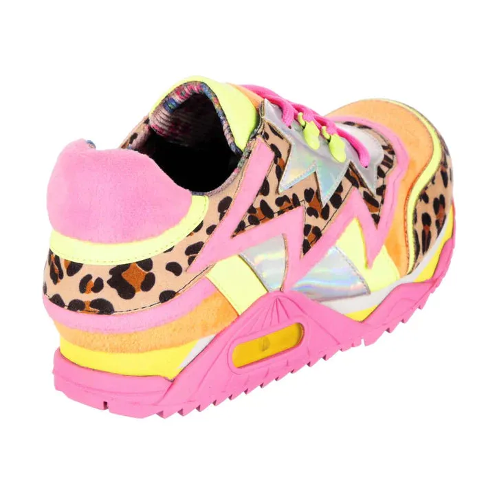 SIZE 36/3* Irregular Choice Jigsaw Jam Pink Leopard