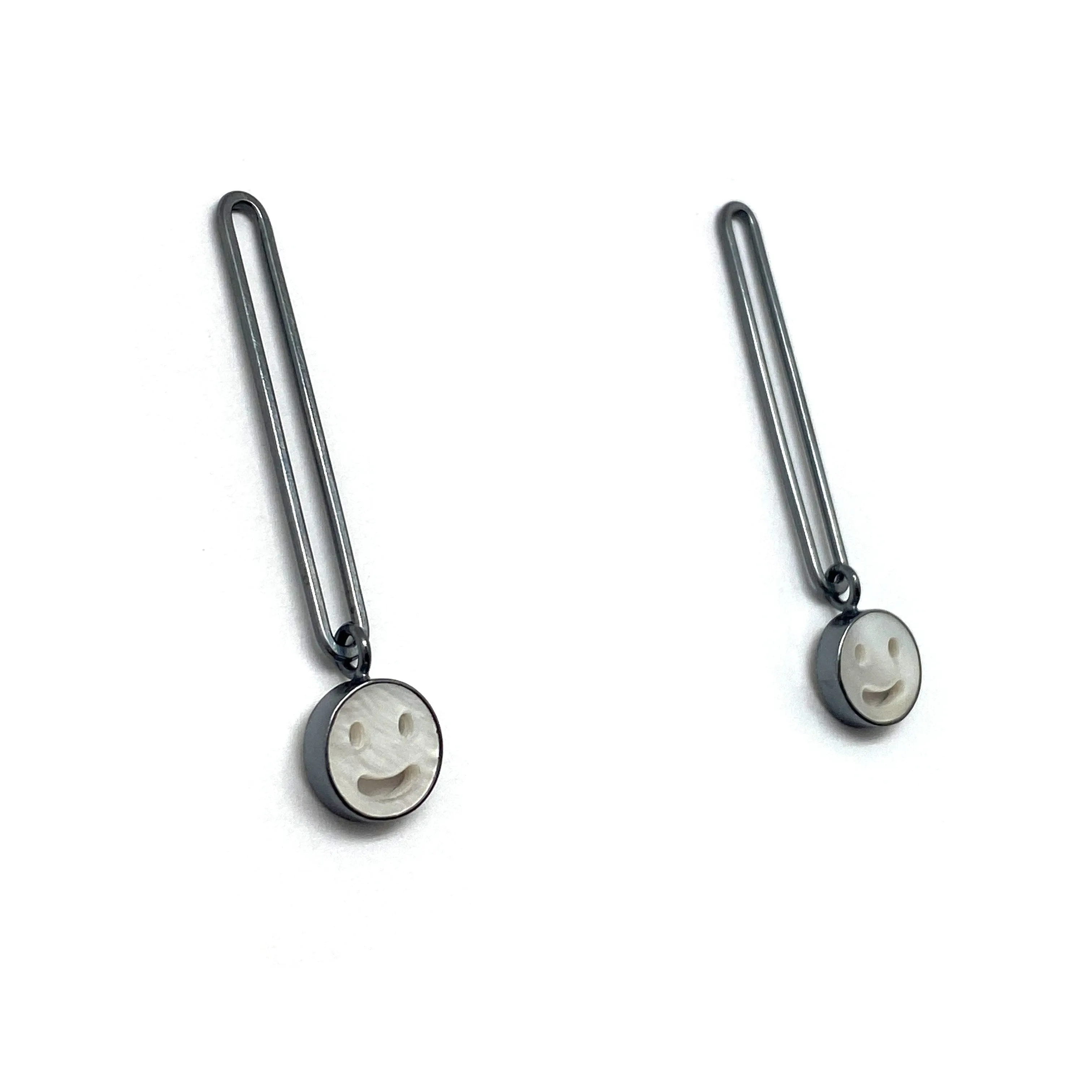 Smiley Link Earrings