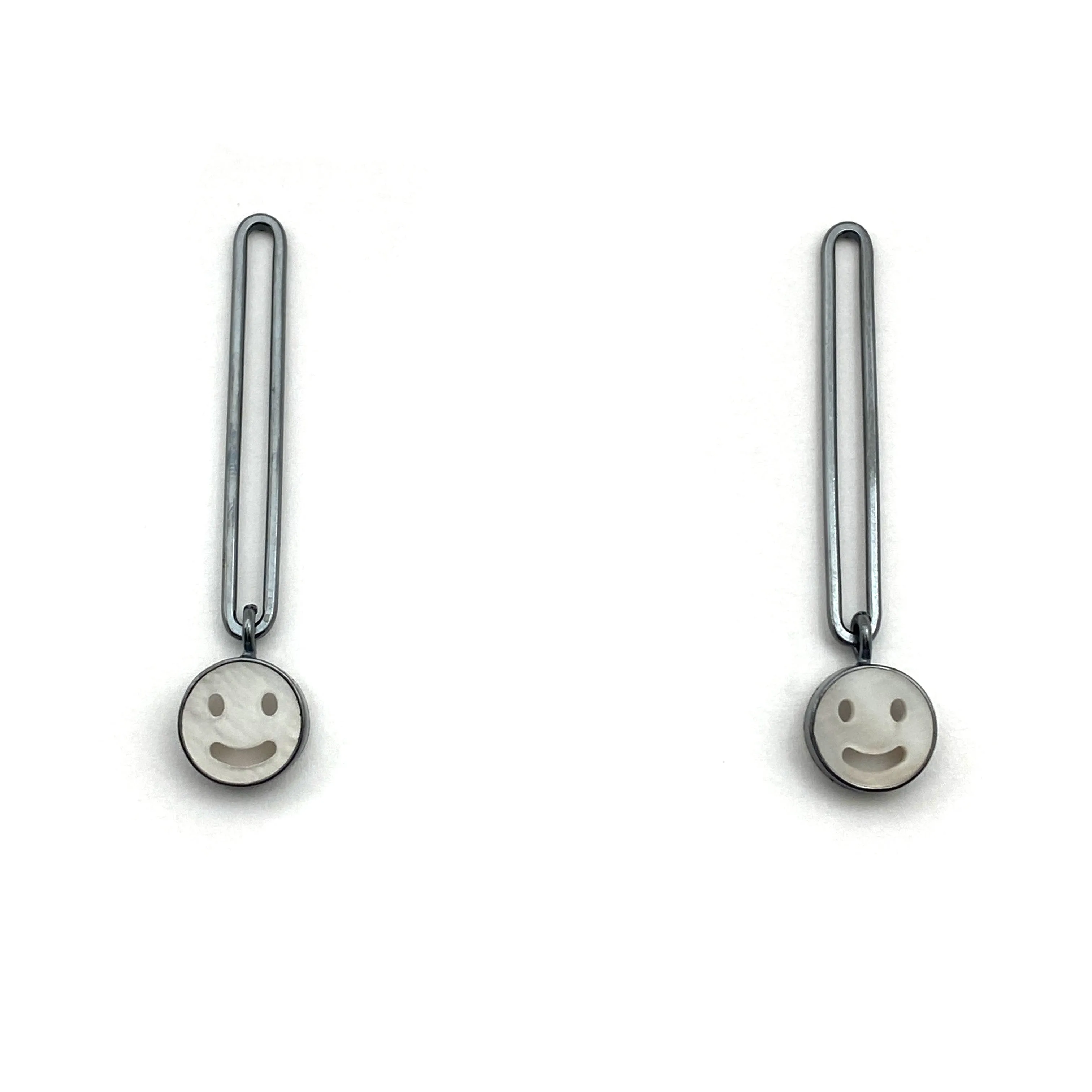 Smiley Link Earrings
