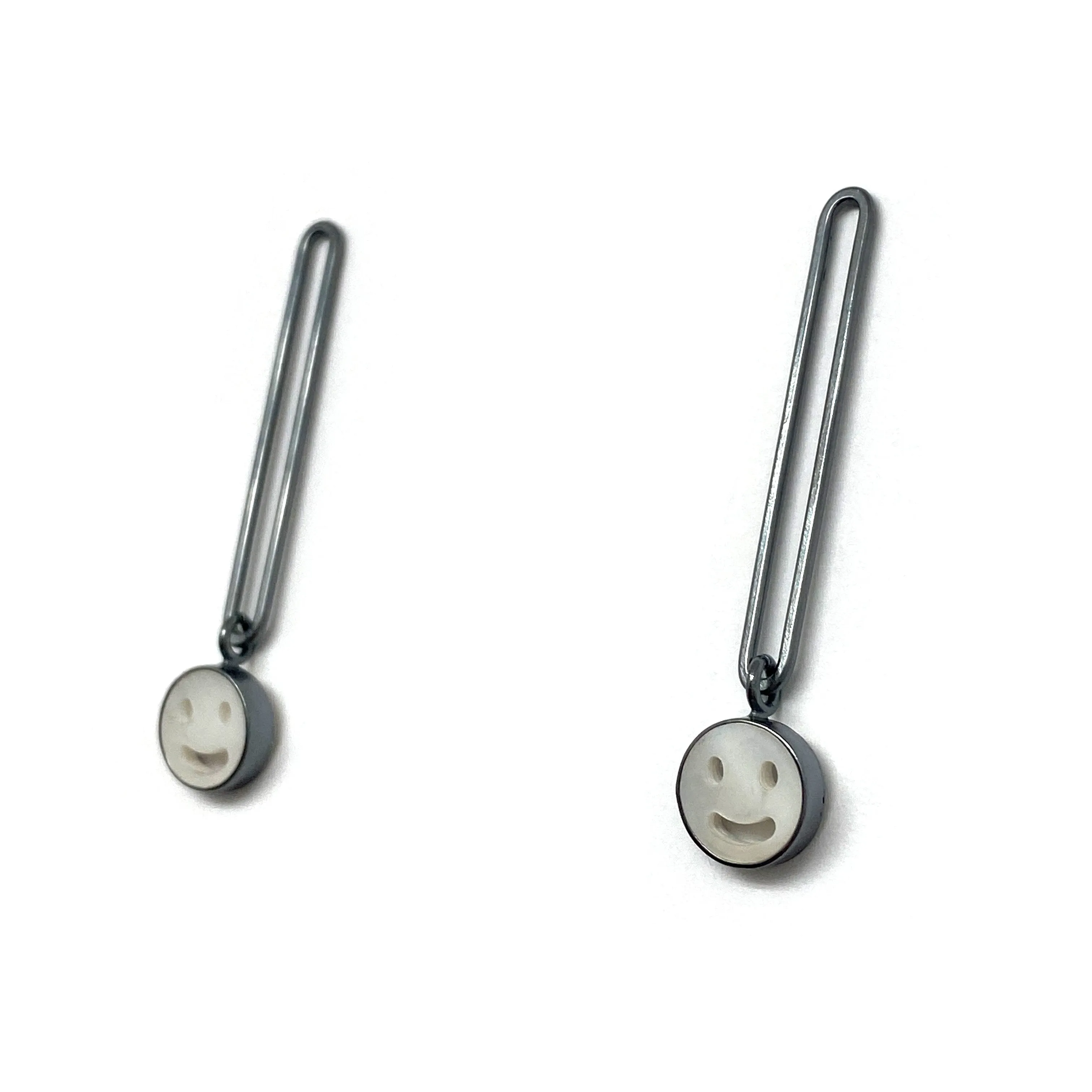 Smiley Link Earrings