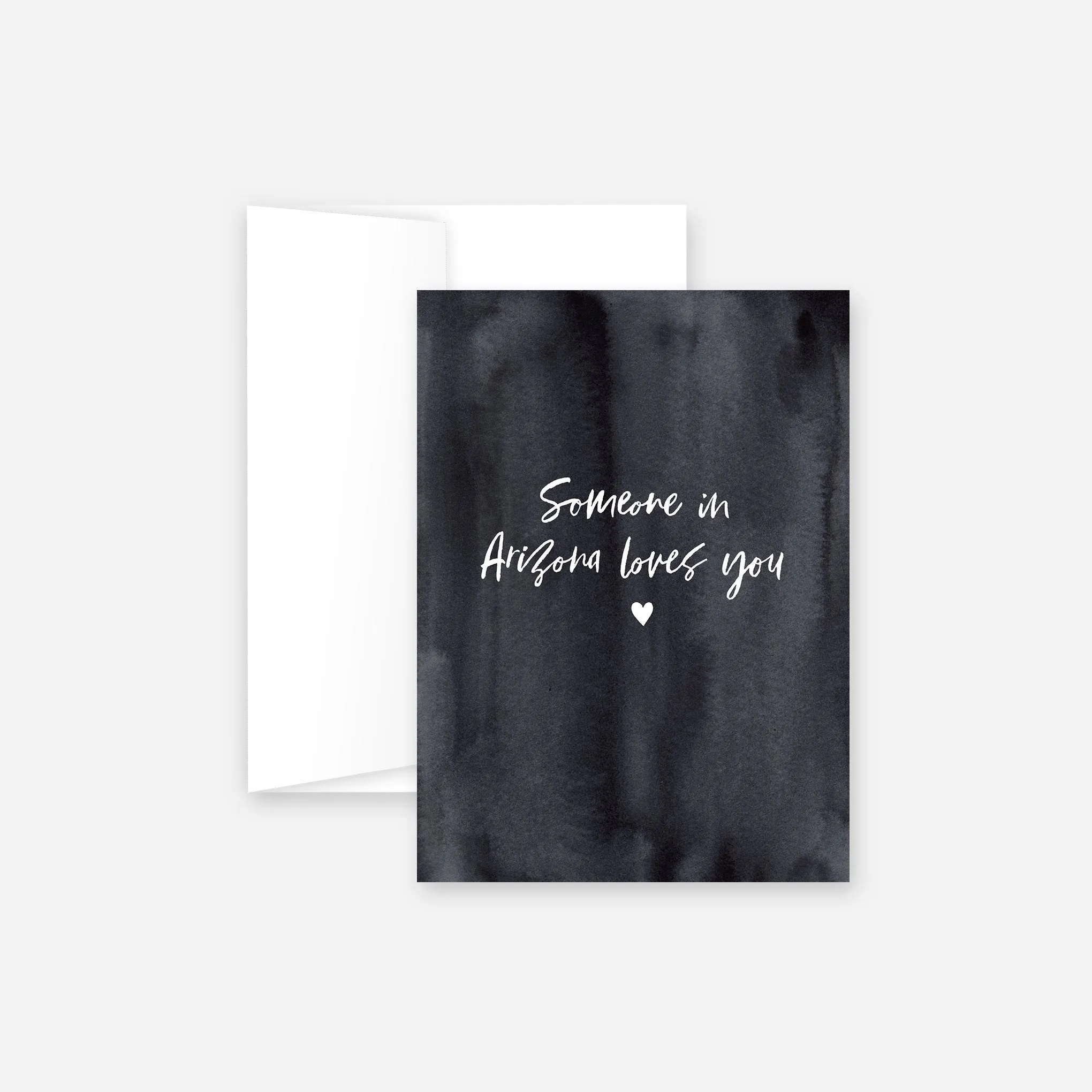 Someone In Arizona Loves You Greeting Card – Dark