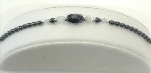 Sterling Silver and Hemitate Bracelet