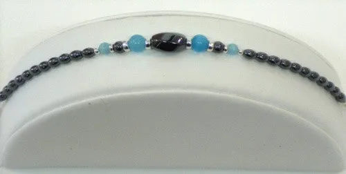 Sterling Silver and Hemitate Bracelet