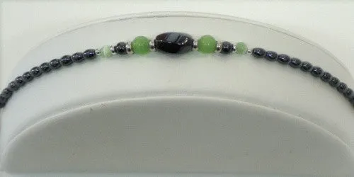 Sterling Silver and Hemitate Bracelet