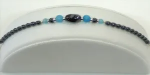 Sterling Silver and Hemitate Bracelet