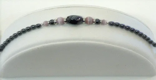 Sterling Silver and Hemitate Bracelet