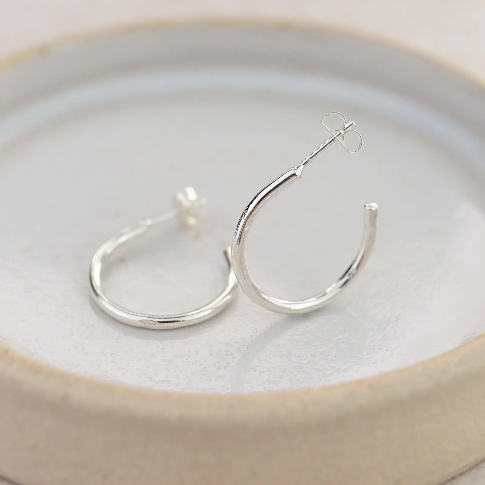 Sterling Silver Everyday Hoop Earring