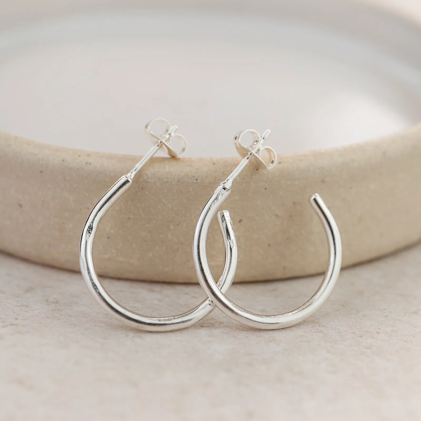Sterling Silver Everyday Hoop Earring