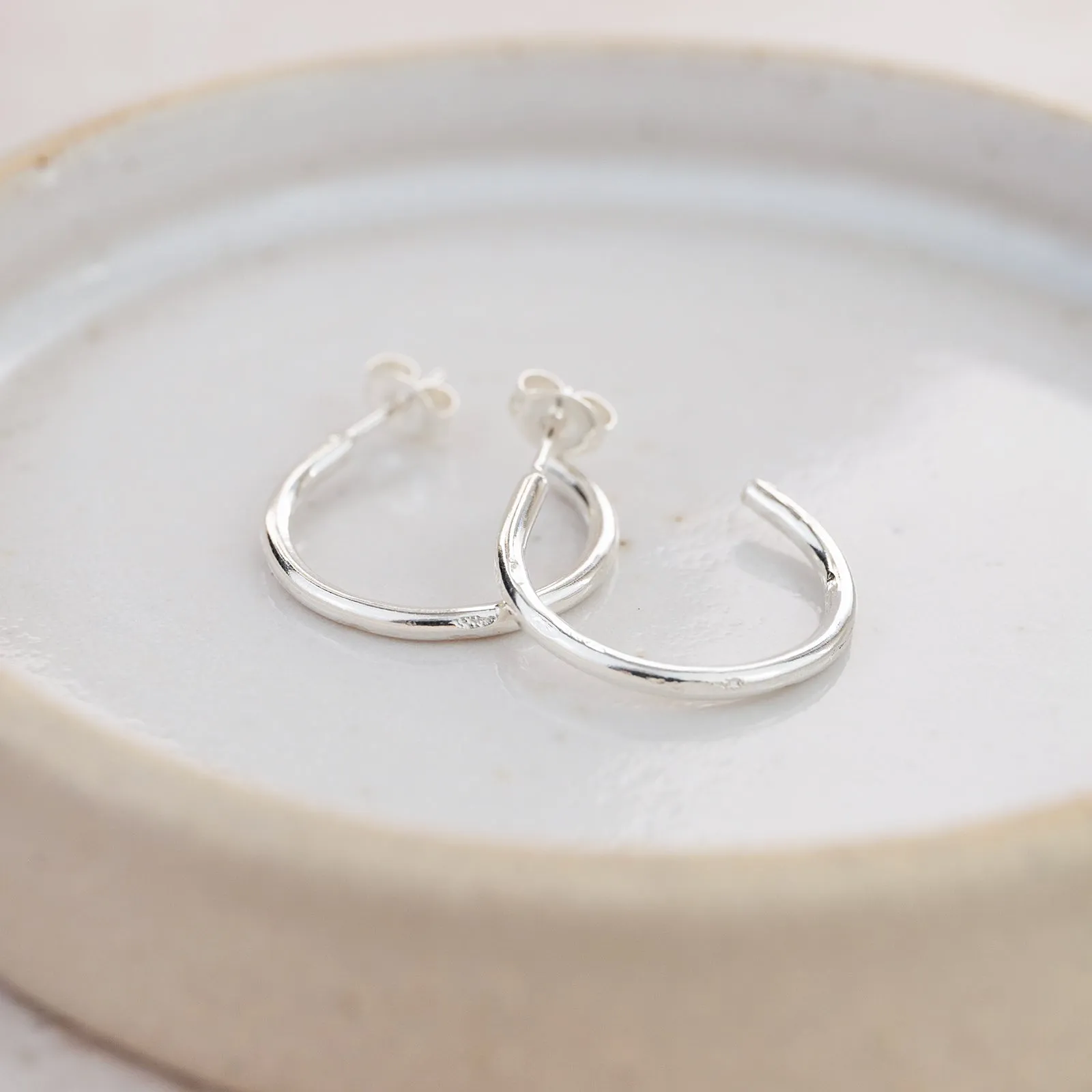 Sterling Silver Everyday Hoop Earring