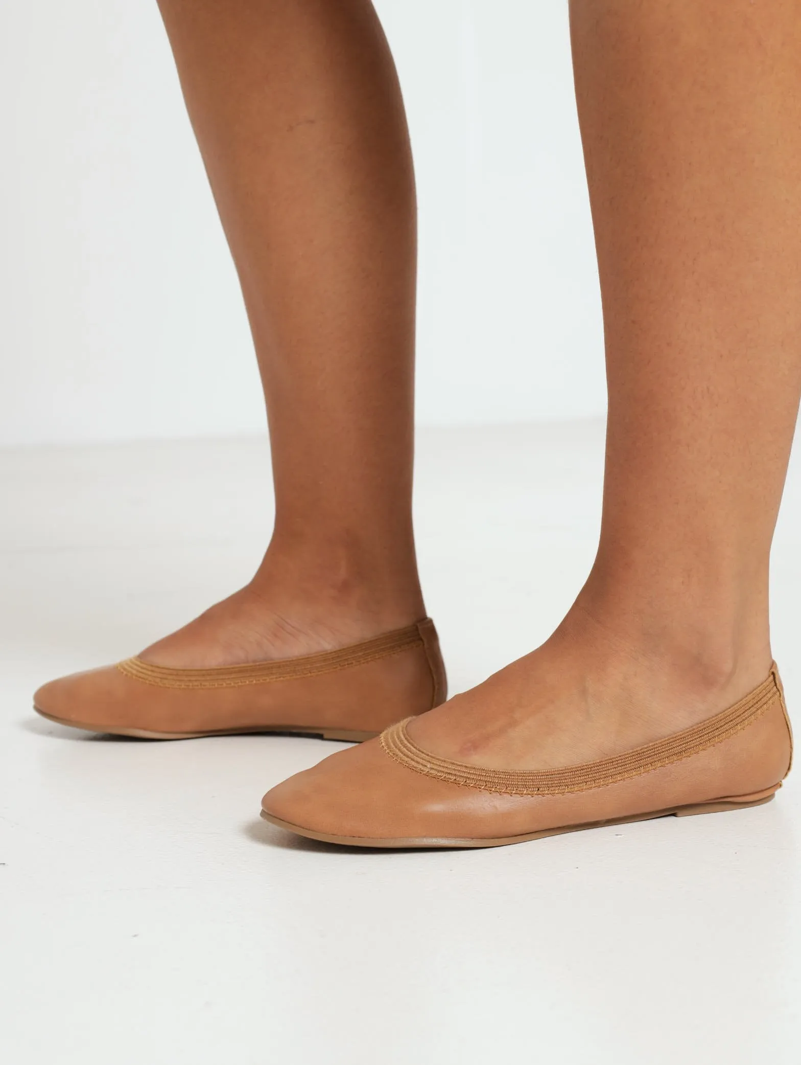 Stretch Elastic Pump - Tan