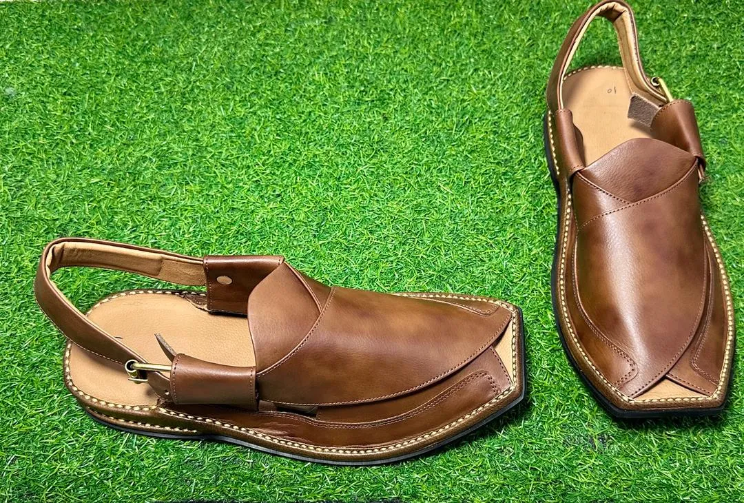 Stylish Peshawari Sandals for Men | Traditional Afghan Footwear Nk-026