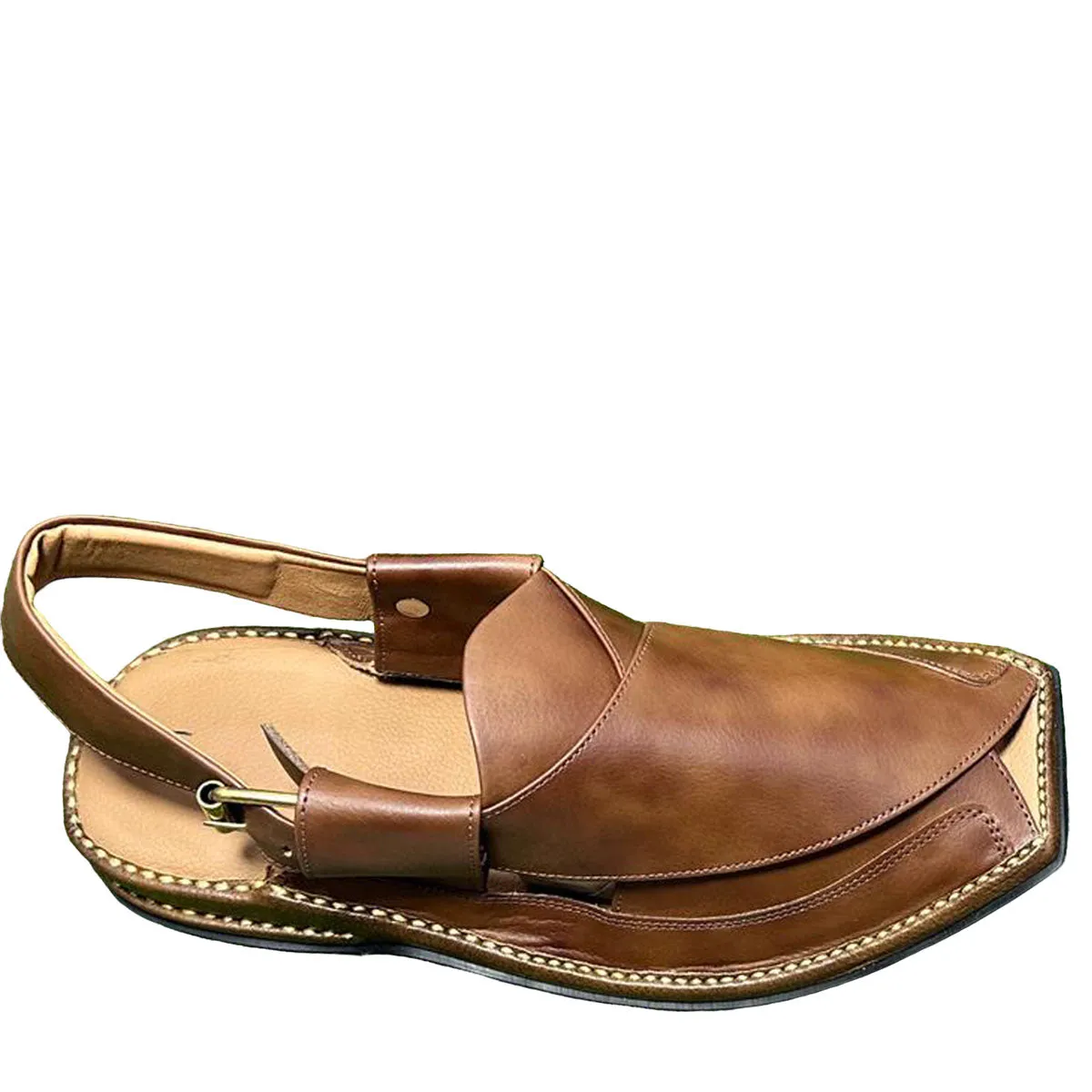 Stylish Peshawari Sandals for Men | Traditional Afghan Footwear Nk-026