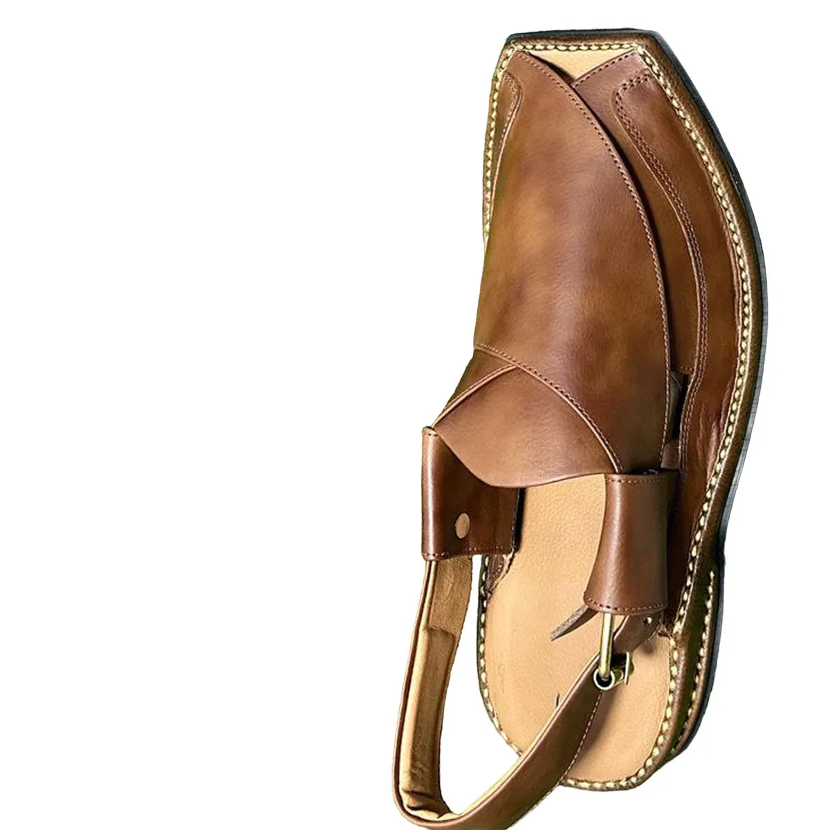 Stylish Peshawari Sandals for Men | Traditional Afghan Footwear Nk-026