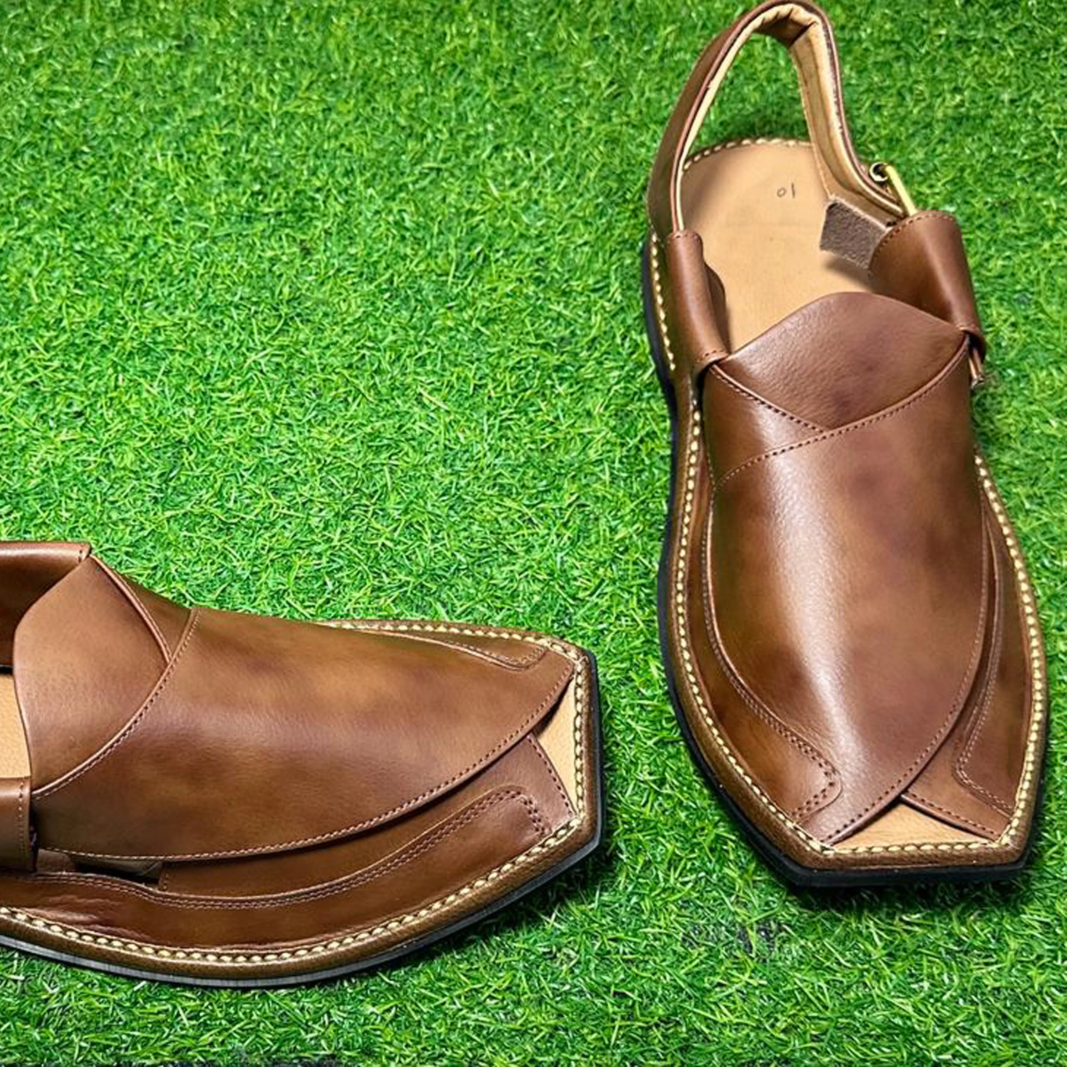 Stylish Peshawari Sandals for Men | Traditional Afghan Footwear Nk-026