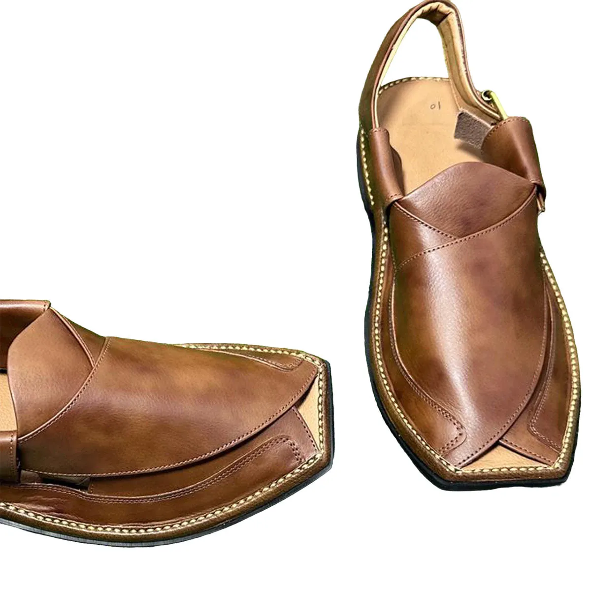 Stylish Peshawari Sandals for Men | Traditional Afghan Footwear Nk-026