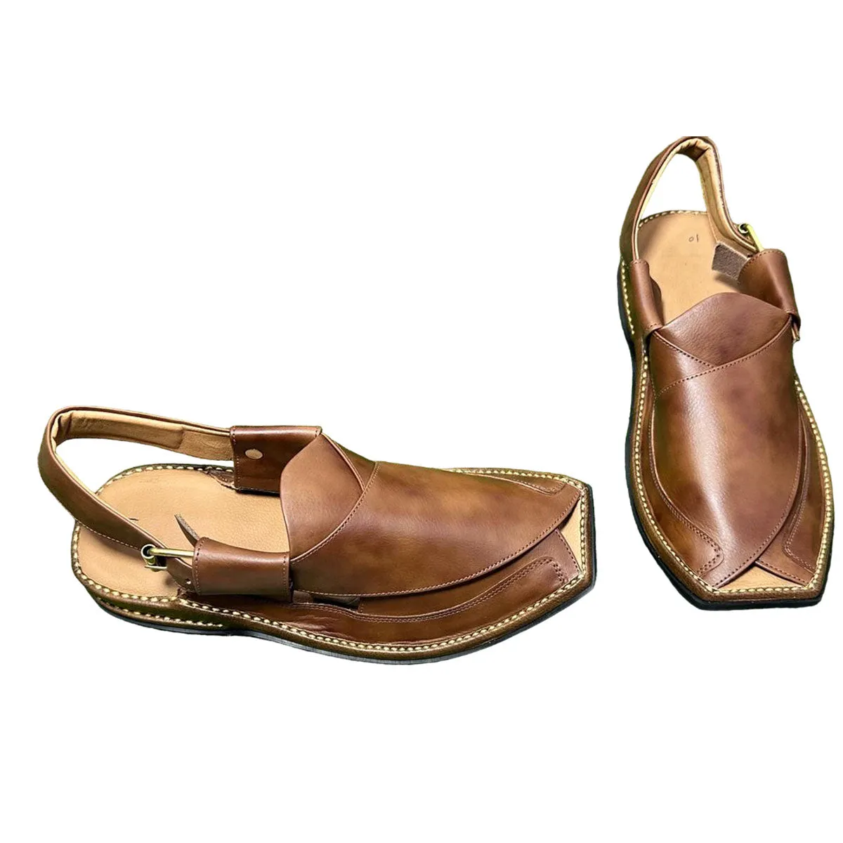 Stylish Peshawari Sandals for Men | Traditional Afghan Footwear Nk-026