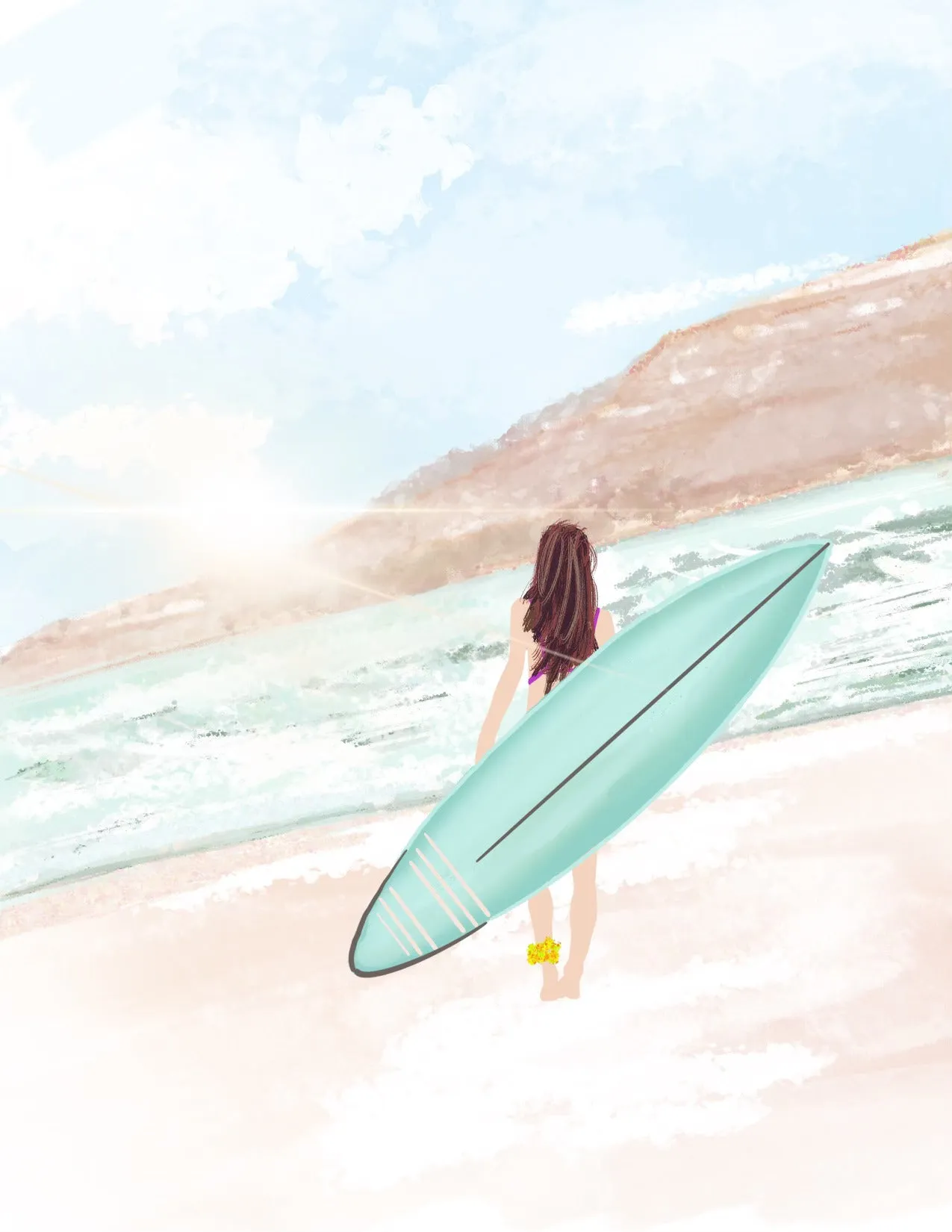 SURFSIDE SERENITY - Art Print