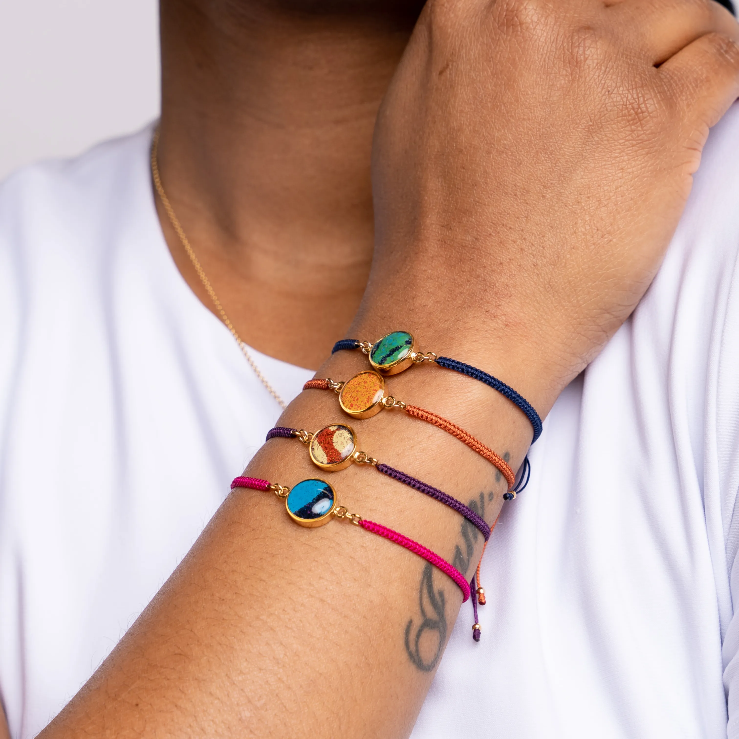 Taylor Bracelet | Gold | Sage